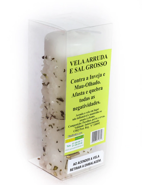 Vela Branca com Arruda 300g