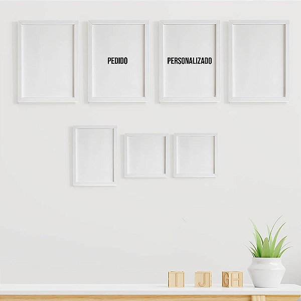 Pedido personalizado - 7 Quadros da Loja