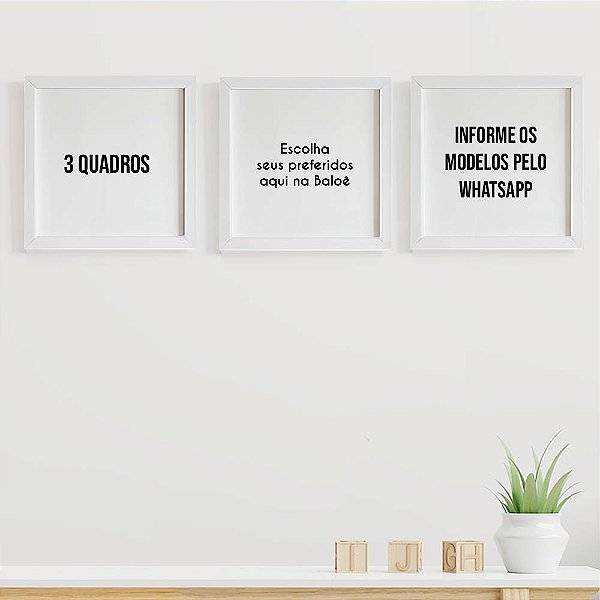 3 Quadros da Loja