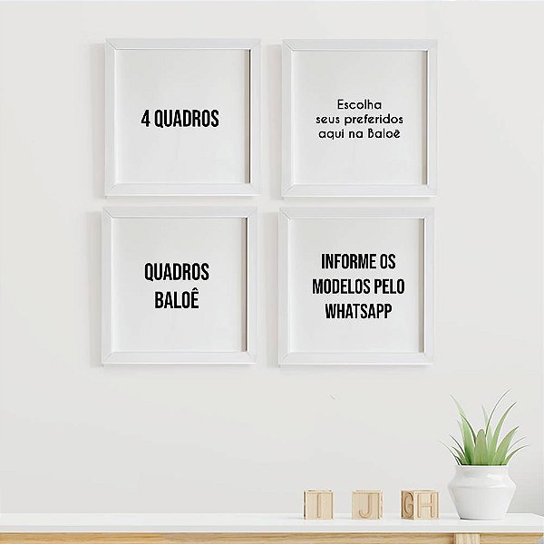 4 Quadros da Loja