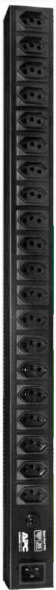 AP0001-BR - RACK PDU APC 115V/220V 16A Basic Rack Entrada IEC C20 - Saída NBR14136