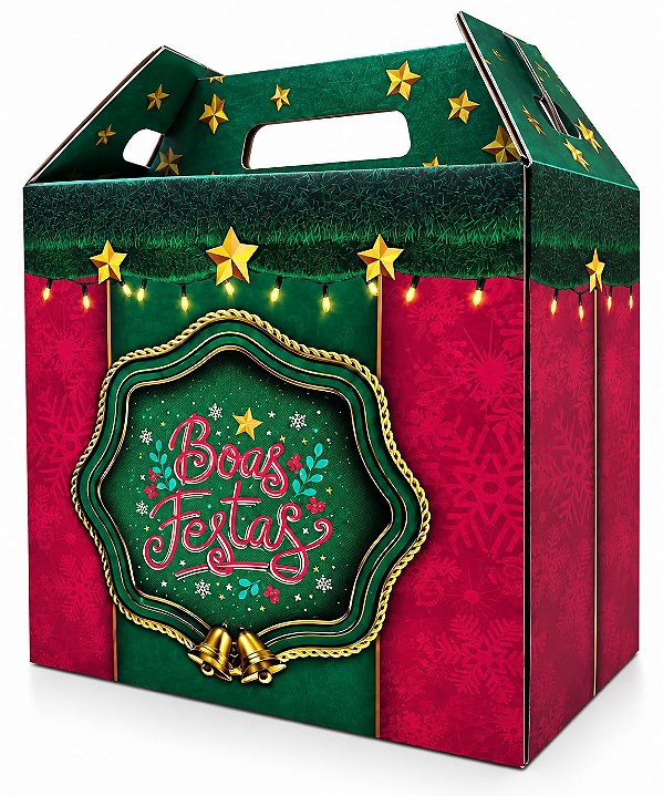 Caixa para Cesta de Natal 36x20x35 cm - Ref.03