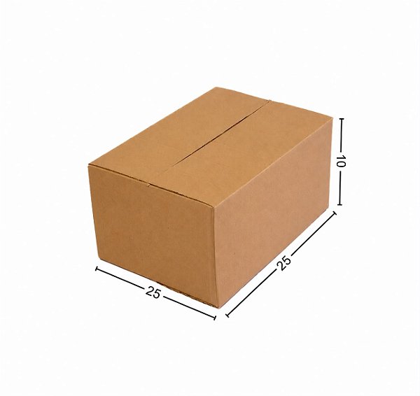 Caixa de Papelão 25x25x10 - N.25 (10 unids)