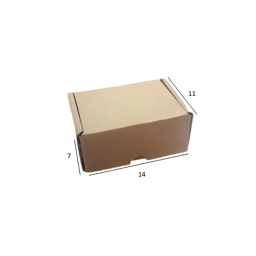 Caixa de Papelão para Envio S-0 14x11x7 cm Parda (Pacote c/ 30 unids)