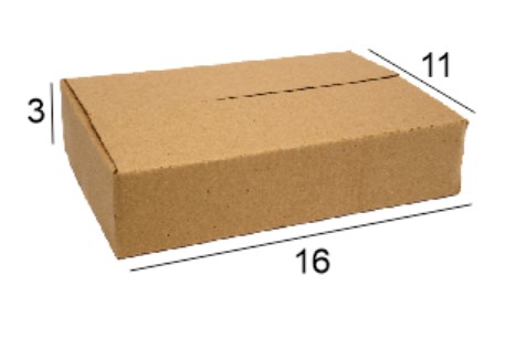 Caixa de Papelão 16x11x3 - SP