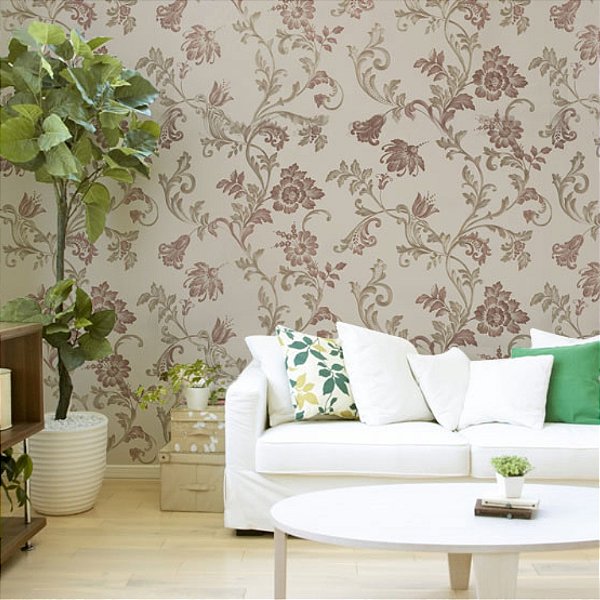 Papel de Parede Texturizado Floral Alto Relevo - PP257