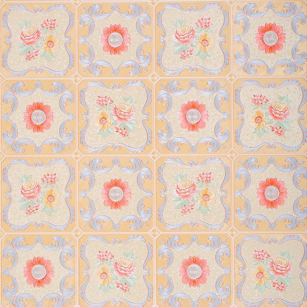 Papel de Parede Texturizado Azulejo Português Landscape - PP213