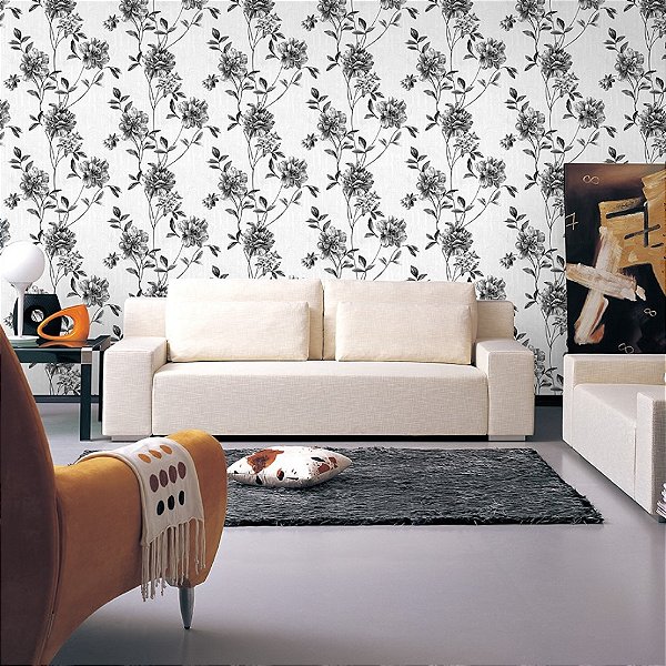 Papel de Parede Texturizado Floral Amber - PP212