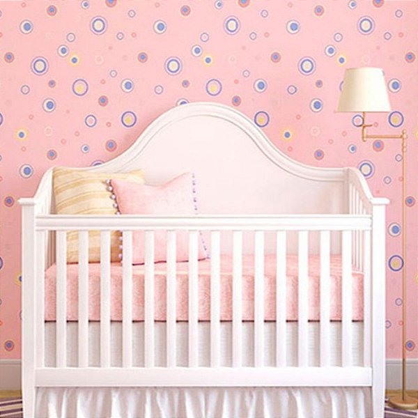 Papel de Parede Texturizado Infantil Bolinhas Happy World - PP206