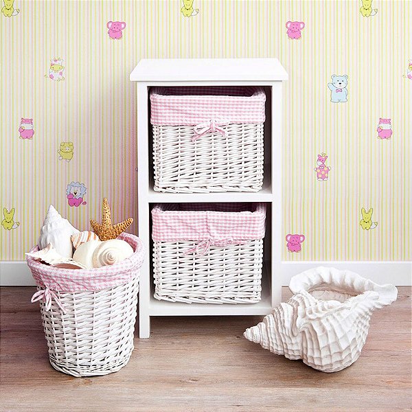 Papel de Parede Texturizado Infantil Listrado Happy World - PP197