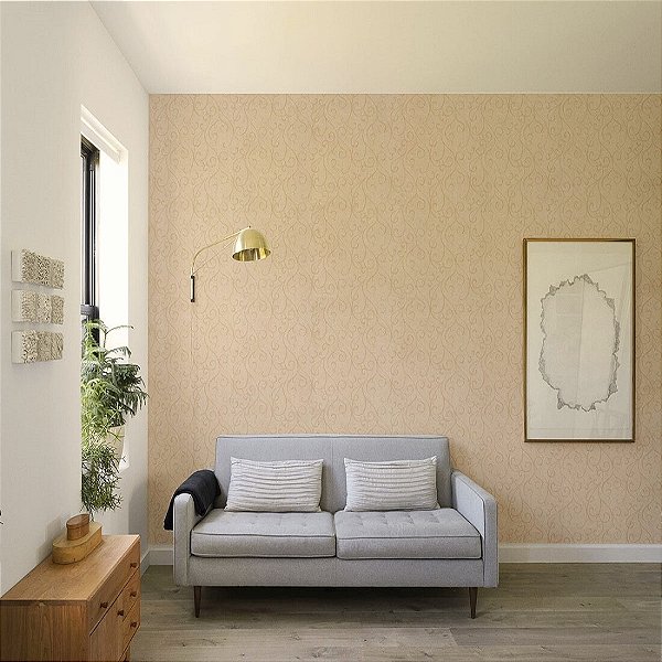 Papel de Parede Texturizado Arabesco Oubite - PP135-2