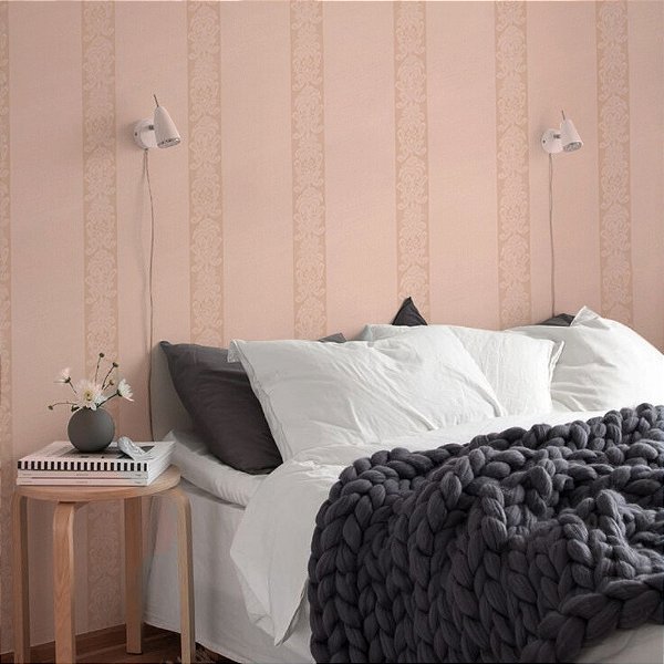 Papel de Parede Texturizado Listrado Oubite - PP134