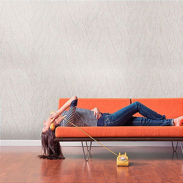 Papel de Parede Texturizado Linhas Feel - PP119-3