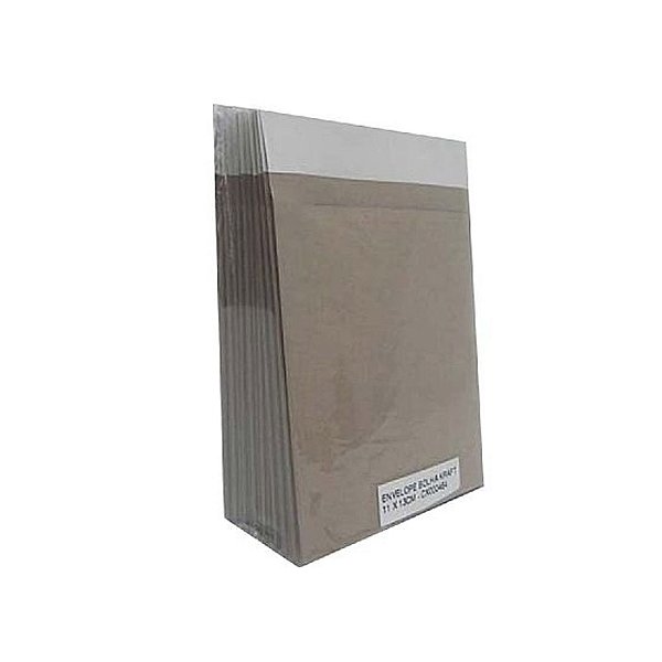 Envelope com Revestimento Polibolha 11x15 cm (Pacote c/ 10 unids)