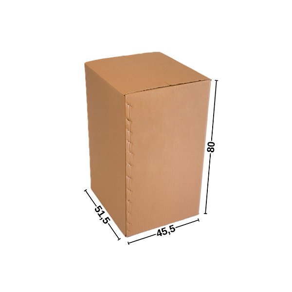 Caixa de Papelão para Transporte e Mudança N.23 51,5x45,5x80 cm Parda (1 unid)