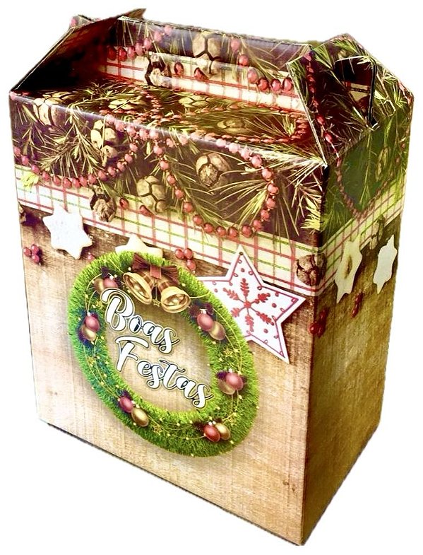 Caixa para Cesta de Natal 26x16x32 cm