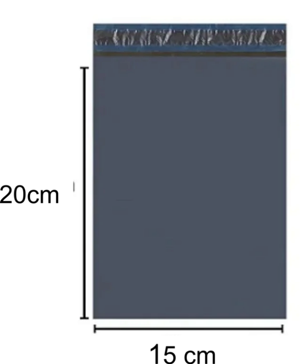 Envelope Plastico de Segurança Eco 15x20 cm (Pacote c/ 100 unids)