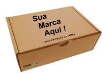 Caixa de Papelão para Envio S-03 30,5x20x11,5 cm Parda com Impressão (500 unids)