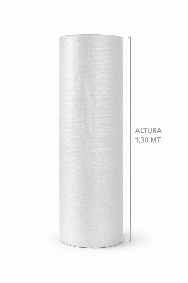 Bobina de Plástico Bolha PP 1,30 mts x 25 mts (1 unid)