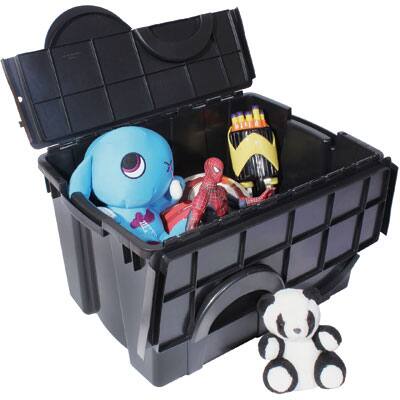 Caixa Organizadora São Bernardo 56L Preto 57,5x39,5x32cm 1 UN