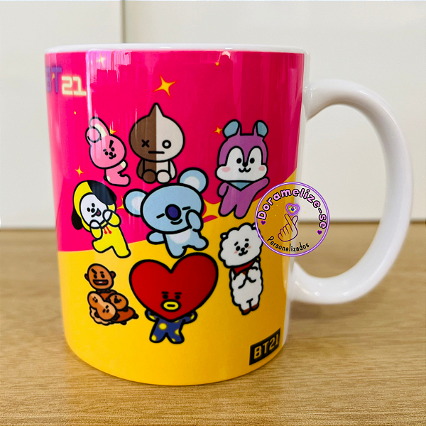 Caneca BT21 - FRIENDS FOREVER