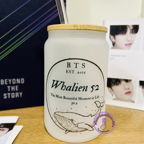Copo com canudo -  Whalien 52 BTS