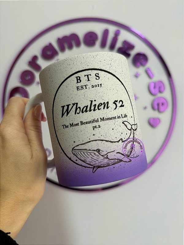 CANECA SPLASH ROXO - WHALIEN 52 BTS