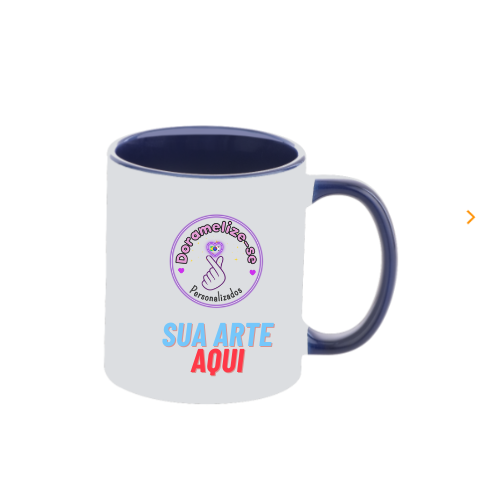 CANECA AZUL VIOLETA - PERSONALIZE DO SEU JEITO