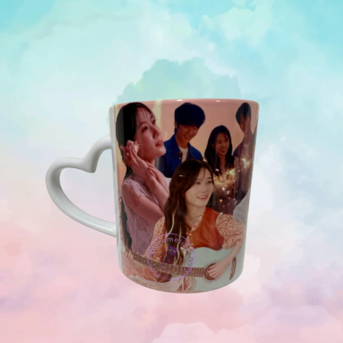 CANECA BRANCA COM ALÇA CORAÇÃO - Diva a Deriva