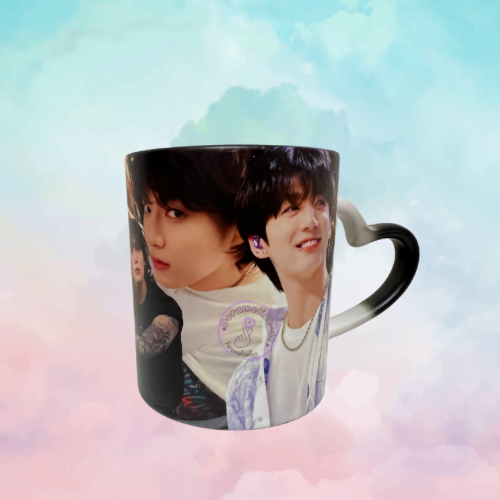 CANECA MÁGICA  ALÇA CORAÇÃO - JUNGKOOK