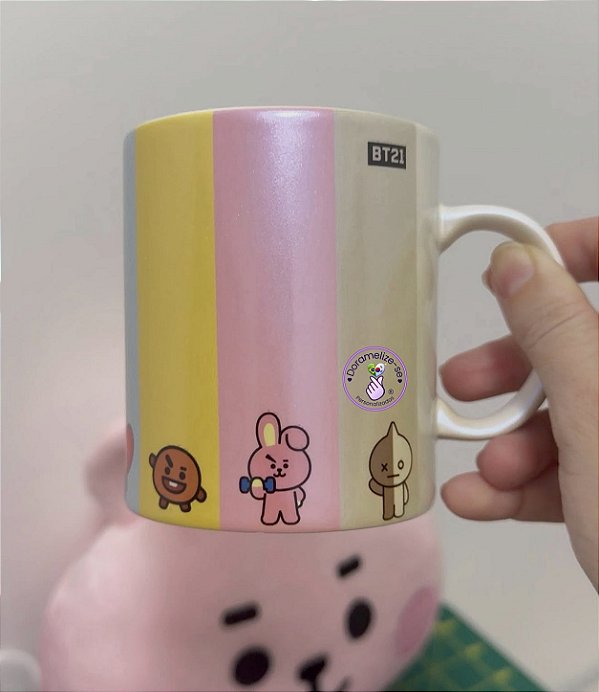 Caneca perolada BT21