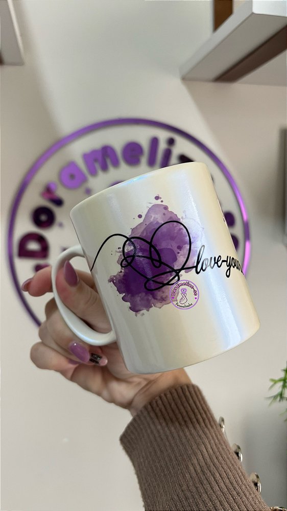 CANECA PEROLADA - LOVE YOURSELF BTS