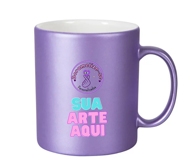 CANECA PEROLADA - FOSCA LILÁS