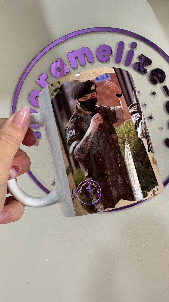 CANECA BRANCA - JUNG KOOK ARMY