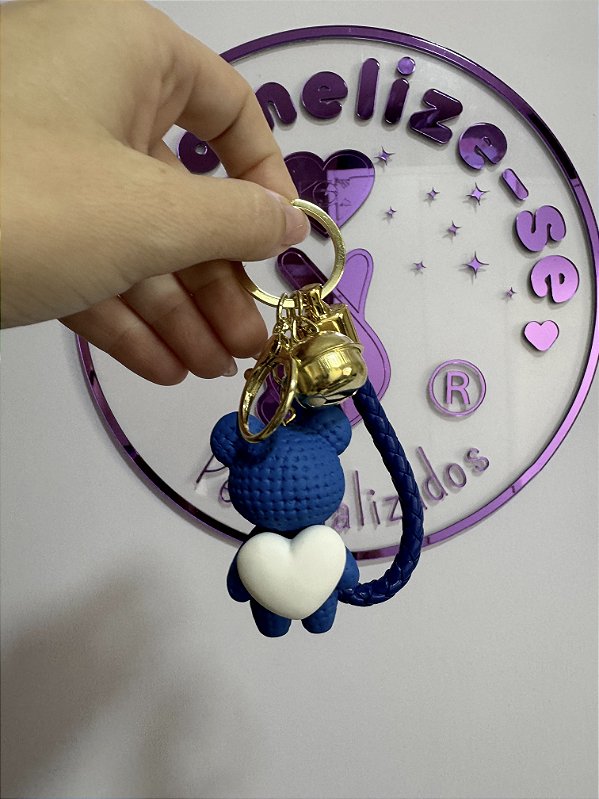 Chaveiro - Urso Love Runner