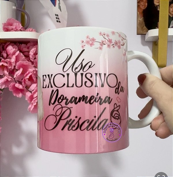 Caneca Uso Exclusivo Dorameira c/ nome
