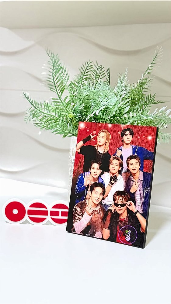 Quadro MDF - BTS Arirang