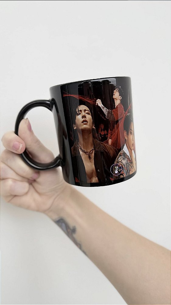 Caneca de Cerâmica Jungkook BTS 325ml – K-Pop ARMY