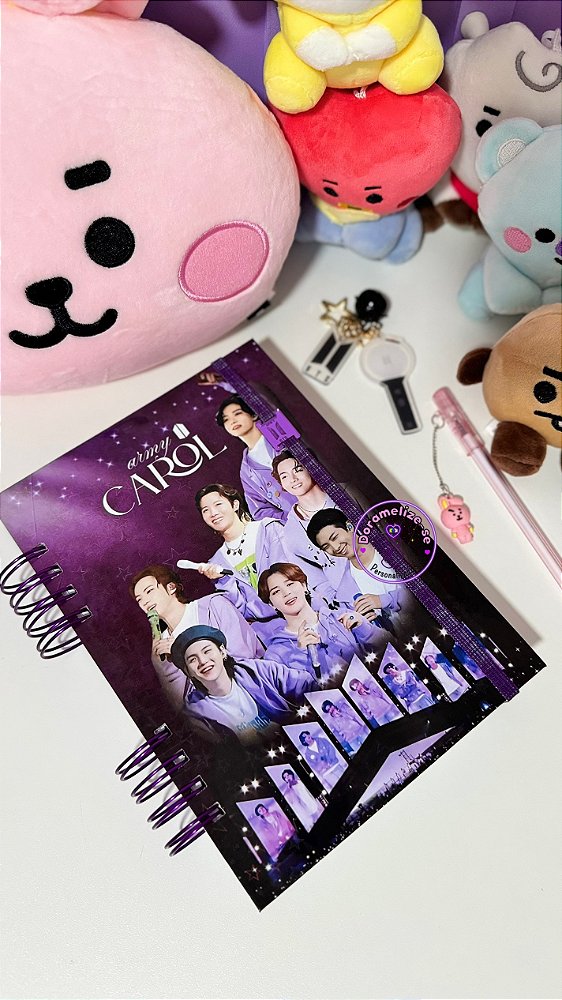 Caderno Personalizado BTS –Edição Especial Purple Night