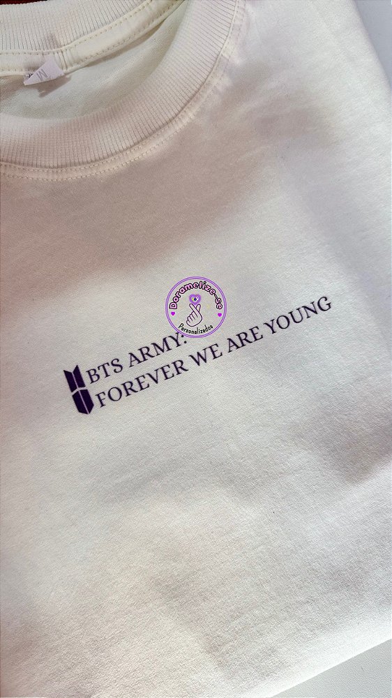 Camiseta BTS ARMY – Forever We Are Young
