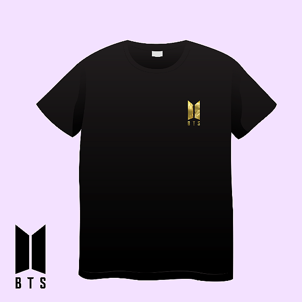 Camiseta BTS  - BlackGold