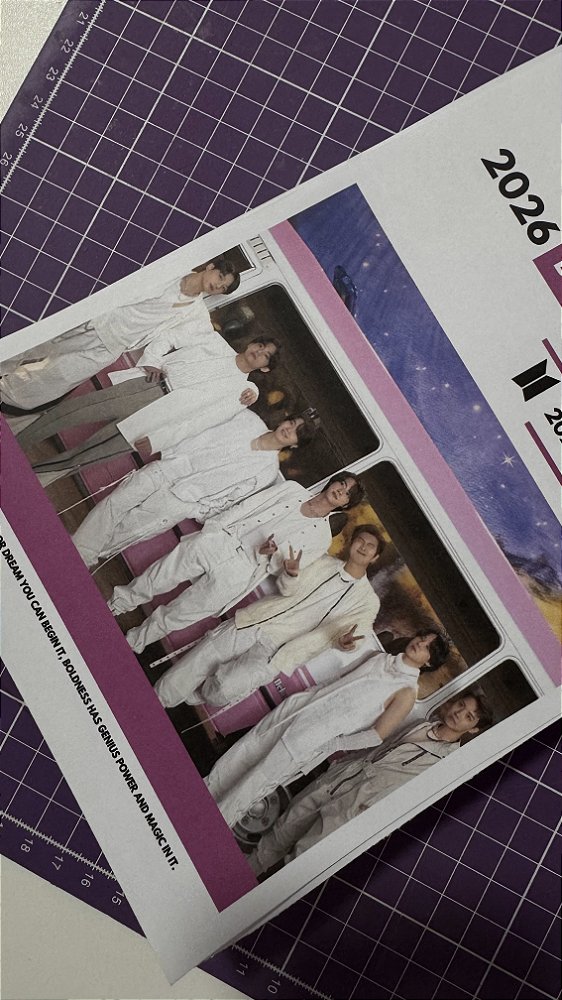 Calendário BTS 2026