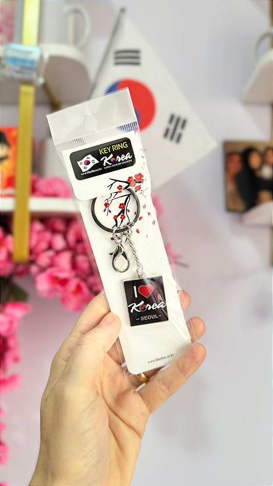 Chaveiro - I love Korea