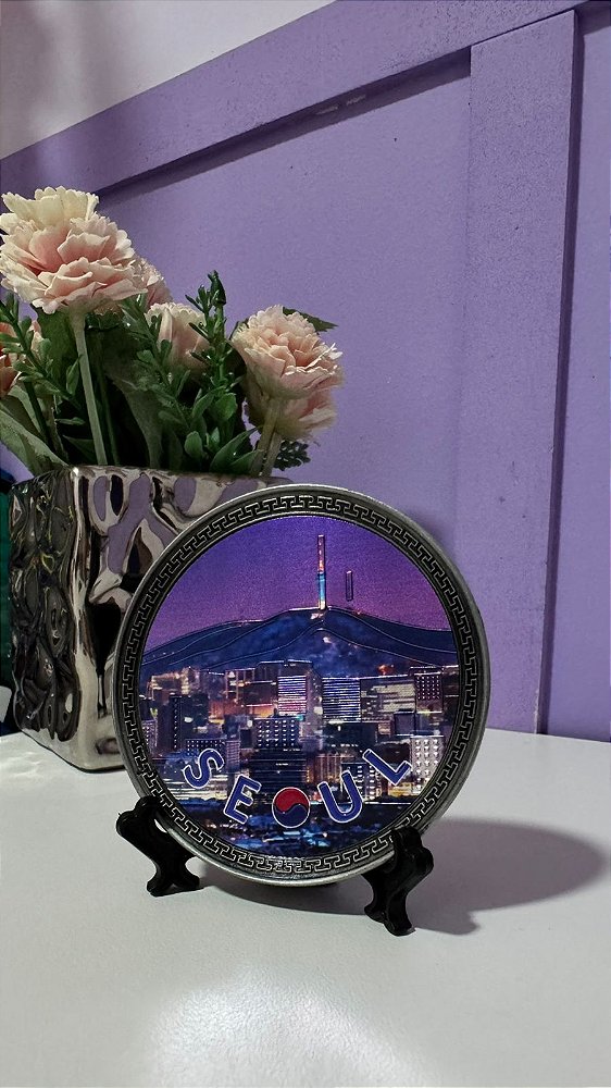 Ímã de Seoul – Coleção Souvenir Coreia do Sul