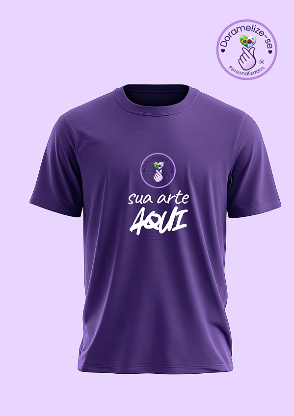 Camiseta Roxa Pernalize do seu jeito