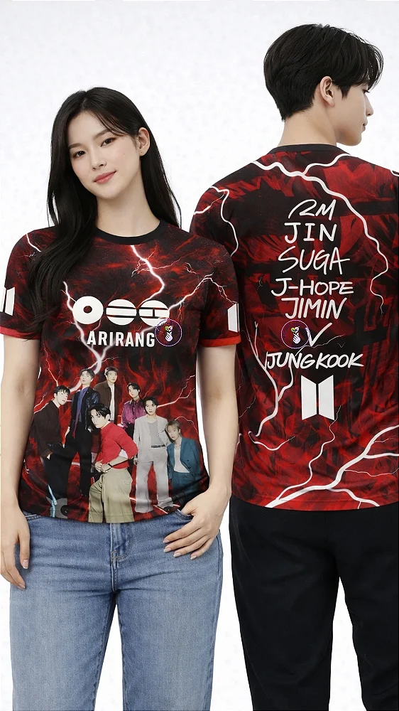 Pré venda- Camiseta BTS – Arirang edição Limitada