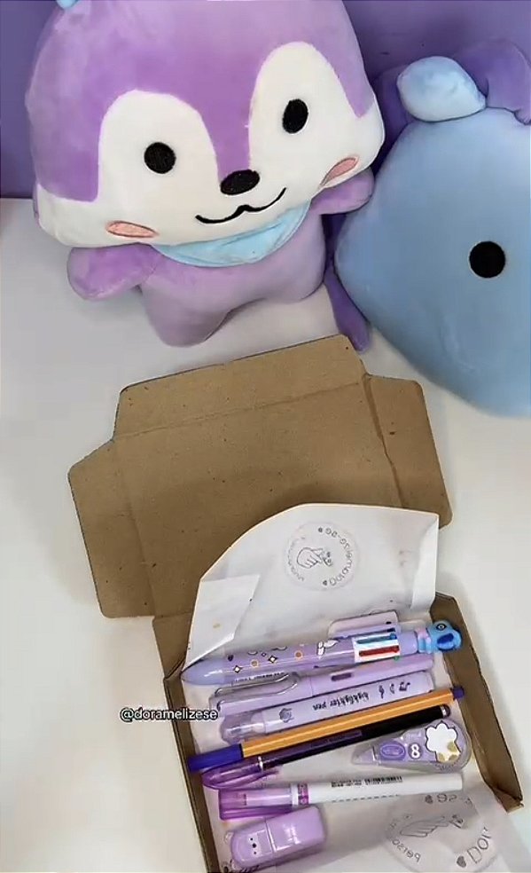 Kit fofo papelaria - Mang