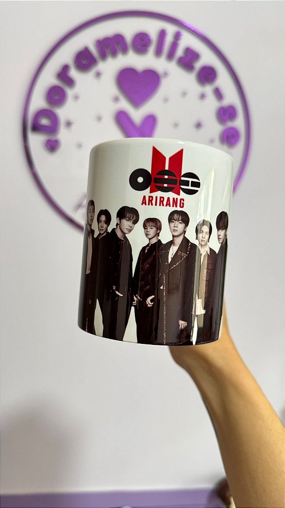 CANECA BRANCA - ARIRANG BTS