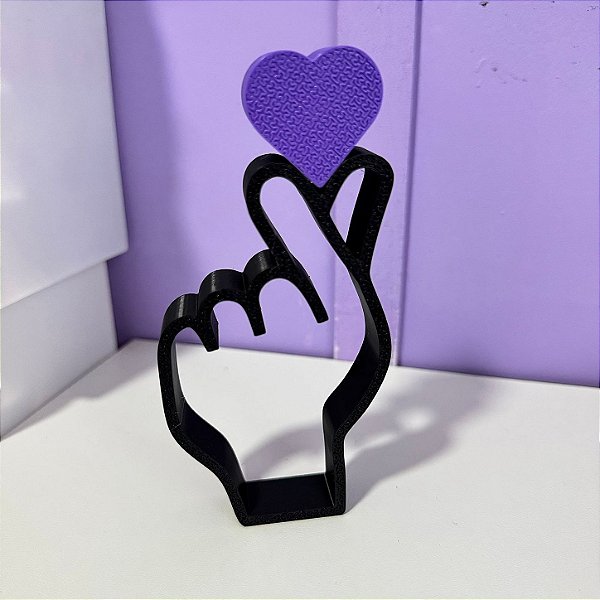 Decoração Hand Heart BTS – Finger Heart ARMY