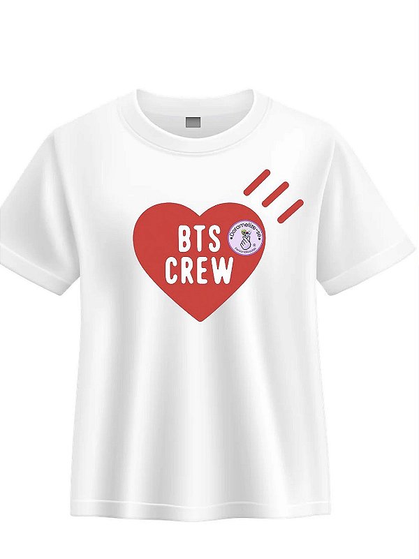 CAMISETA branca BTS CREW